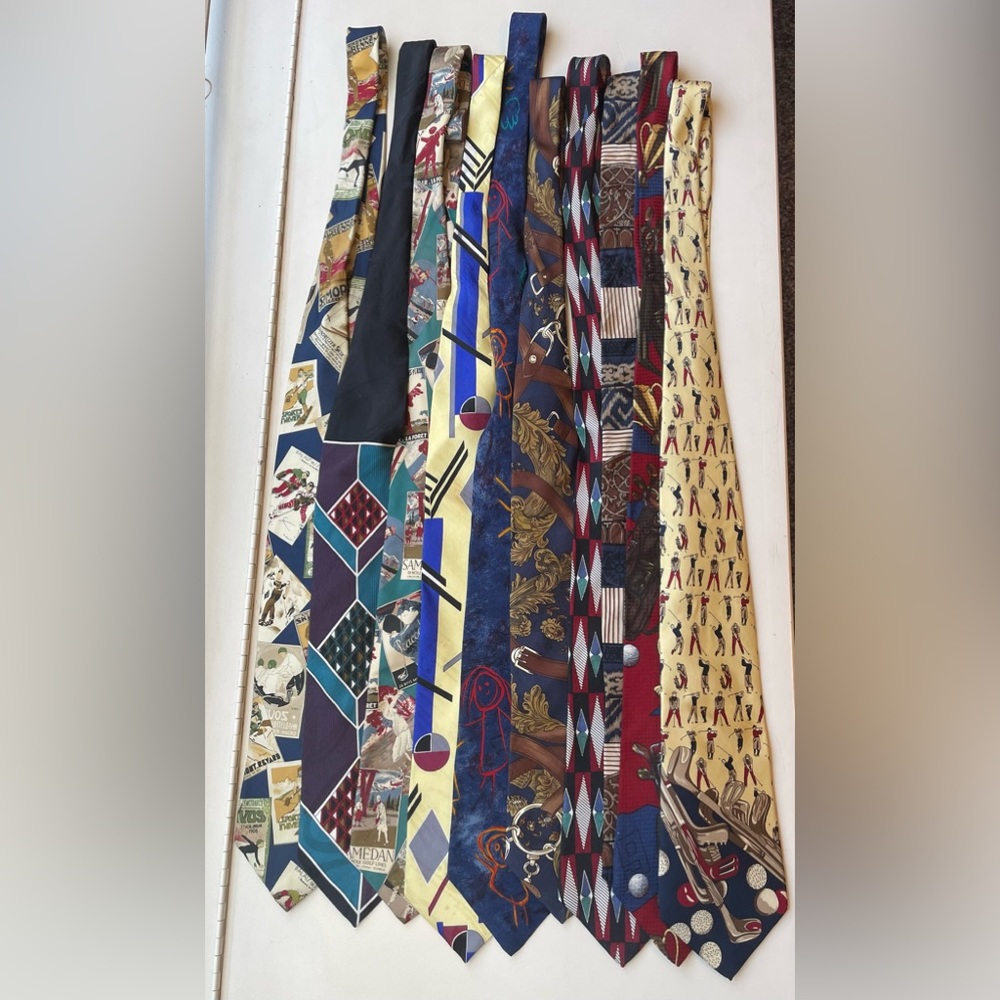 Lot of 10 Men’s Neck Ties